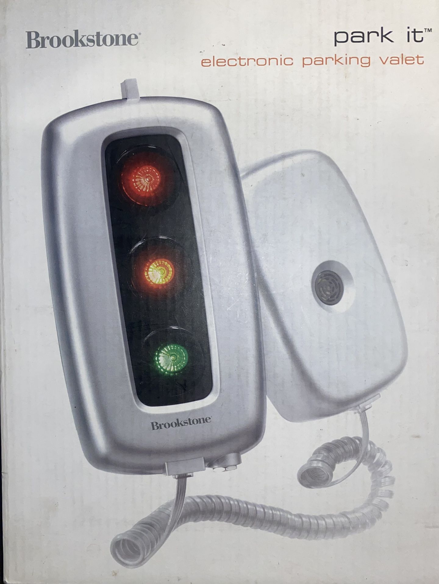 Brookstone Park It Electronic Parking Valet | Tested Working – Complete in Box