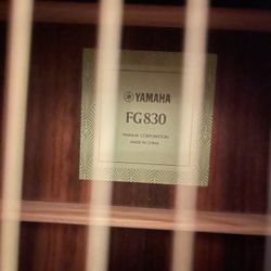 Yamaha FG830 Dreadnought Acoustic Guitar