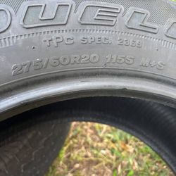 Bridgestone Dueler A/T Tires – 275/60R20 – Set of 4