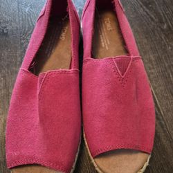 NEW Toms Alpargata open toed shoes