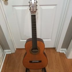 Vintage 1970's Hondo Wood Acoustic Guitar