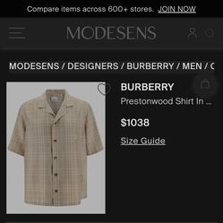 Burberry Silk Shirt 