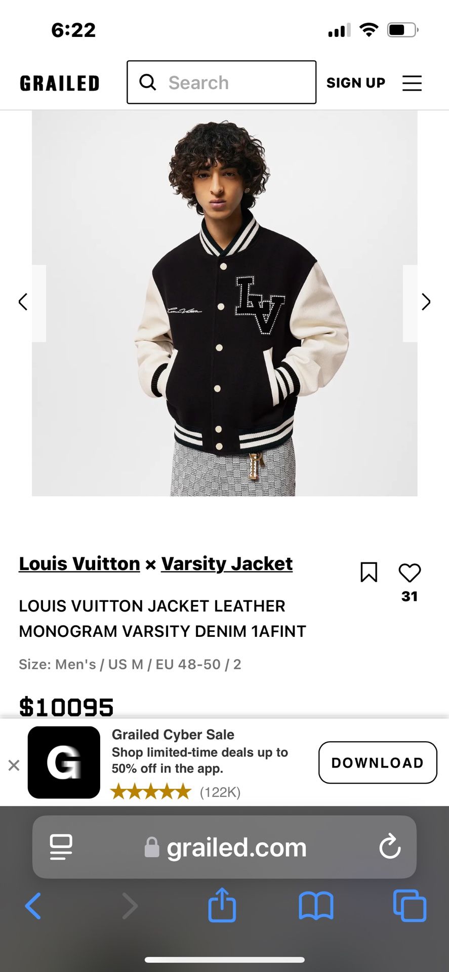 Lv Varsity Jacket