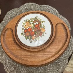 1970s  Goodwood Teak And Ceramic 