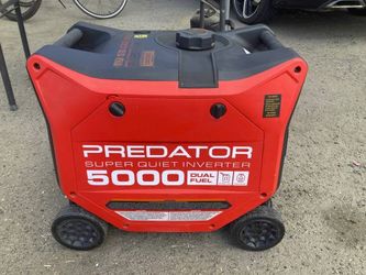 Predator 5000 Super Quiet Dual Fuel Inverter Generator