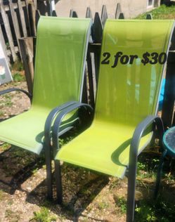 Patio chairs