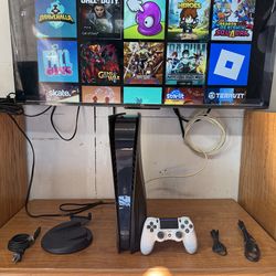 PS5 with games installed