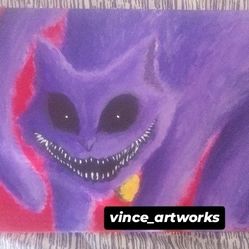 Poppy playtime: CatNap 12x16 Inch Painting 