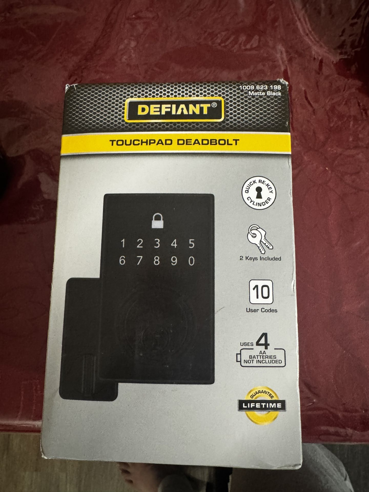 Defiant Touchpad Deadbolt