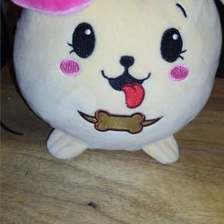Moose Pikmi Pops 8 Round Dog Bento Plush Stuffed Animal 2017 Soft Toy Squishy 