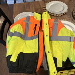 Hi Viz Bomber Jacket 