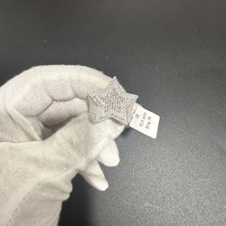 Men’s Ring Moissanite Sterling Silver Passes Diamond Tester