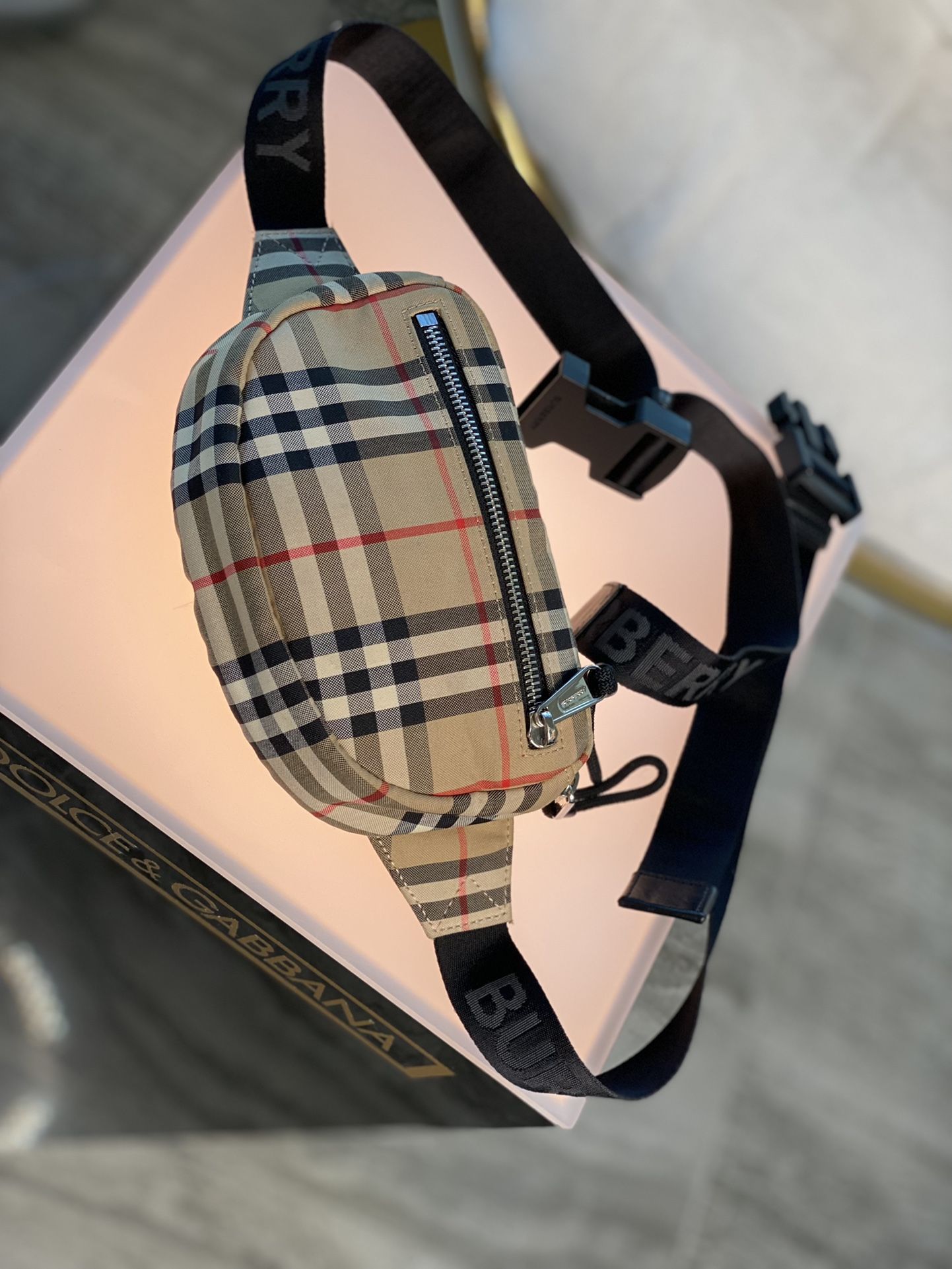 Authentic Burberry House Check Belt Bag