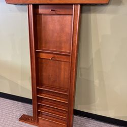 Spencer marston Deluxe Wall Cue Rack -FLOOR MODEL