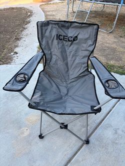 ICECO Folding Camping Chair with Cup Holders