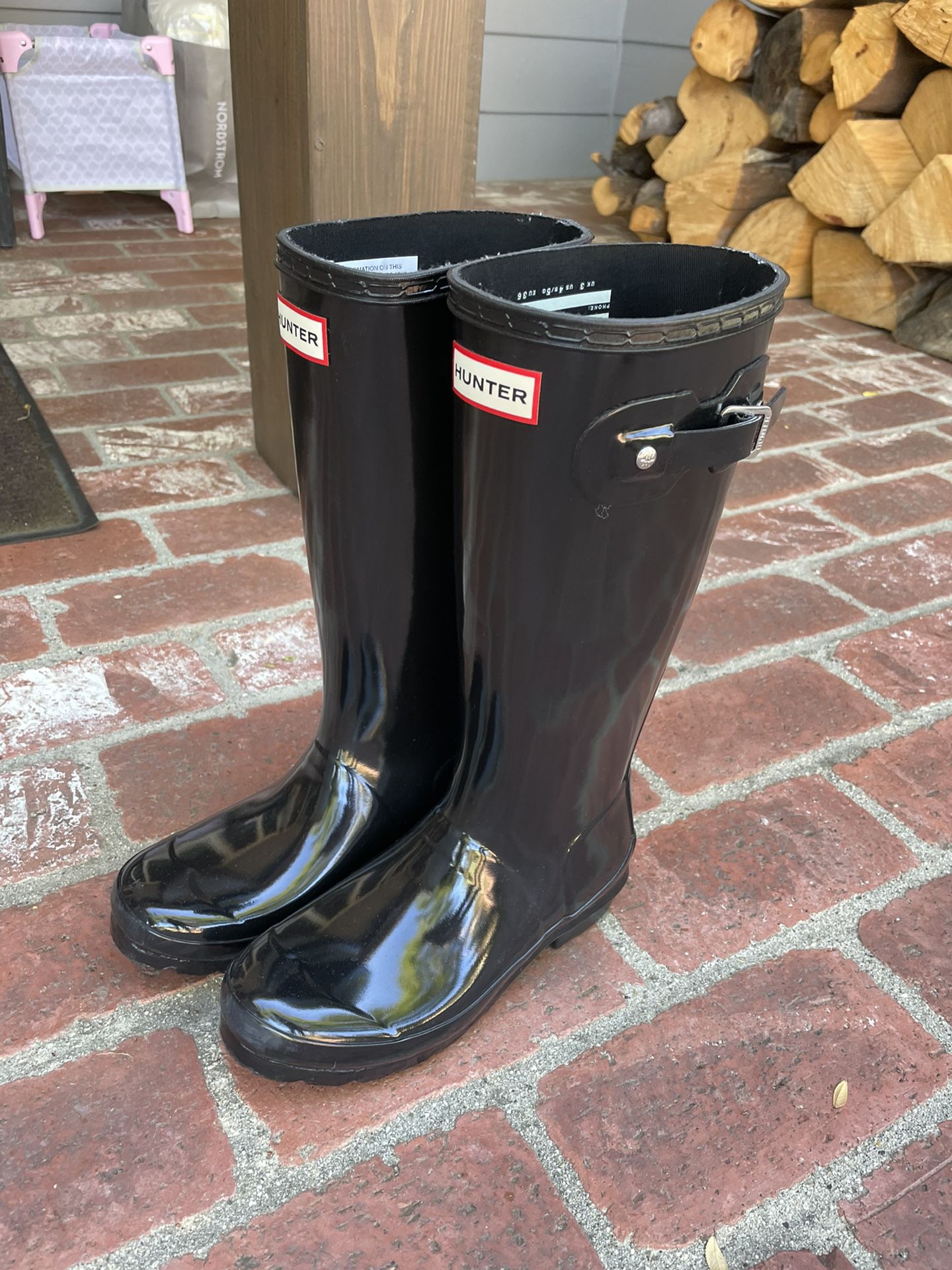 Hunter Original Tall Rain Boots - Girls Size 5