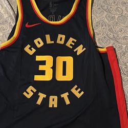 GSW Authentic Curry Jersey 
