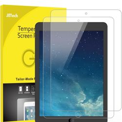 JETech Screen Protector for iPad (9.7-Inch, 2018/2017 Model, 6th/5th Generation), iPad Air 1, iPad Air 2, iPad Pro 9.7-Inch