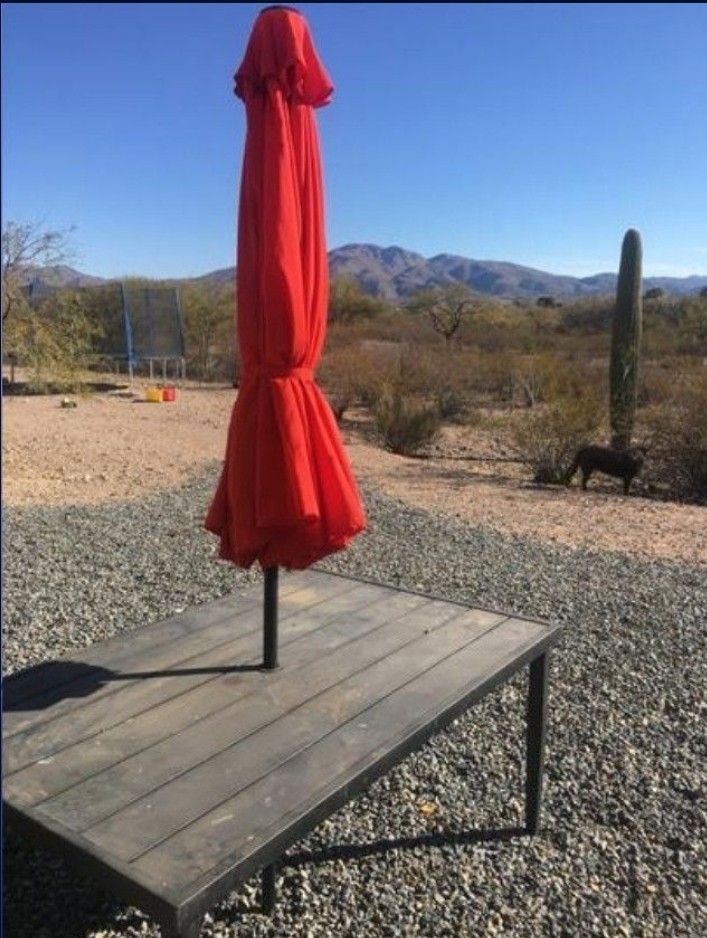 hampton bay 9 ft aluminum patio umbrella Abba 9FT Lyon Outdoor Patio Outdoor Table Umbrella with Push Button Tilt and Crank Market Umbrella 8 Sturdy Ribs UV Protection Waterproof for Garden Deck Backyard Pool Dark Red Add a pop of color to your deck or patio and stay cool at the same time with the Hampton Bay 9 ft Hampton Bay 9 ft. Aluminum