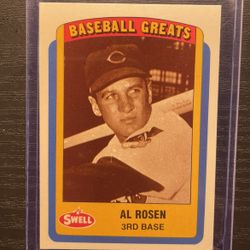 1990 Swell Baseball Greats Al Rosen Baseball Card #39