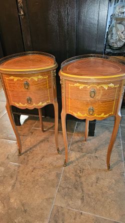 Two Antique End tables