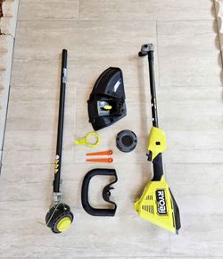 RYOBI 40V HP Brushless Whisper Series 17in EXPAND-IT Attachment Capable String Trimmer Weed Eater