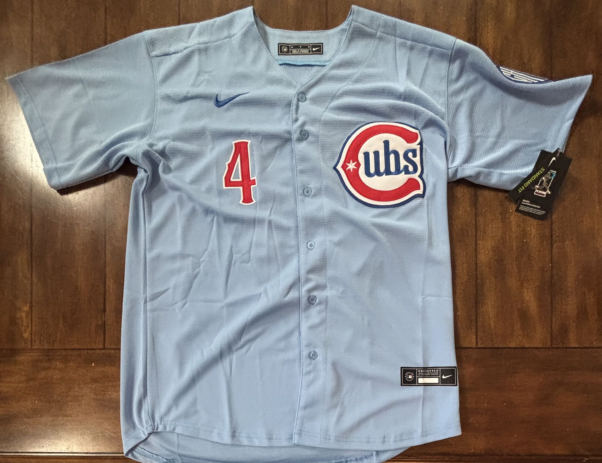Peter Crow Armstrong Chicago Cubs Adult Medium Blue Alternate Jersey
