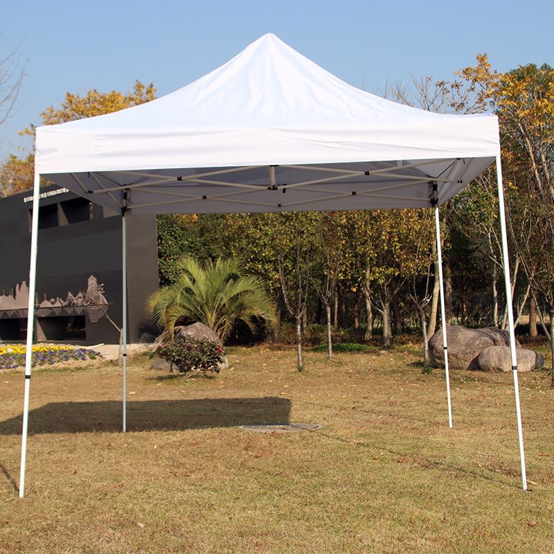 (NEW) $100 Heavty-Duty 10x10 FT Outdoor Ez Pop Up Canopy Party Tent Instant Shades w/ Carry Bag (White)