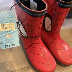 Spider-Man Rain Boots Size 13–1