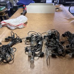 Heavy Duty Patio/Yard Lights  All 4 Sets