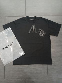 Black amiri rhinestone