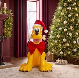 Disney Christmas Pluto - 3.5’ Animated Pluto