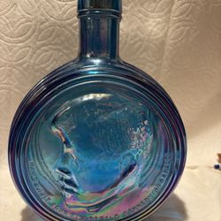 Vintage Wheaton Glass John F Kennedy Collectible Decanter