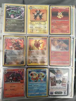 Pokemon foil card binder with accessories