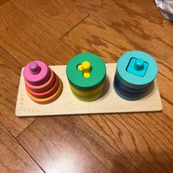 Lovevery Twist & Pivot Pattern Puzzle Wooden Montessori Toy The Investigator