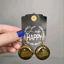 Bottle Cap Earrings (Different Beer Caps Available)