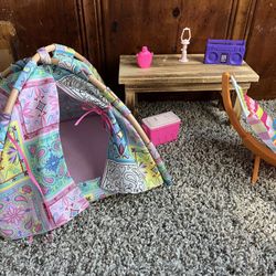 Barbie goes Camping