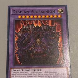 Yu-Gi-Oh TCG DESPIAN PROSKENION CARD
