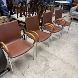Set Of 4  Vintage Chairs by Loewenstein, 1970s - Excellent Condition- Retail: $2200