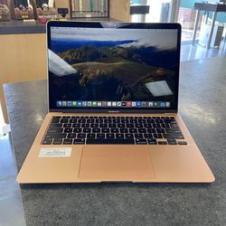 Apple 13" MacBook Air - M1, 8GB RAM, 256GB SSD, 8-Core, Gold