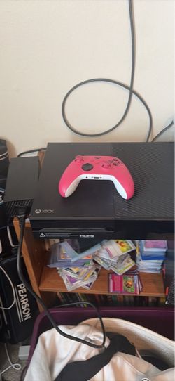 Xbox One Console with Pink Controller