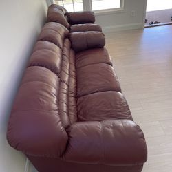 Leather furniture sofa and chair set $350 🚛free shipping