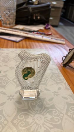 2 1/2” Waterford Chrystal Harp Paper Holder