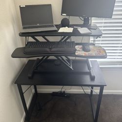 Desk And Desk Riser