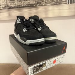 Jordan 4 Black Canvas Size 4.5Y