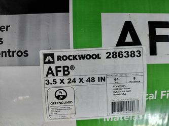 Rockwool AFB 3.5x24x48 miner wool insulation