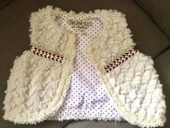 Fur vest Oshkosh size 12m-18m