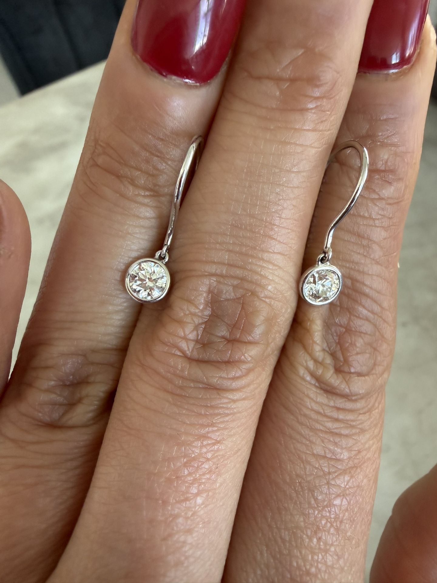 New 0.75c diamond Earrings 