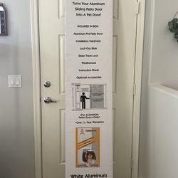 Large Doggy Door Insert