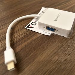 New Mini DisplayPort To VGA HDMI DVI 4K Adapter 